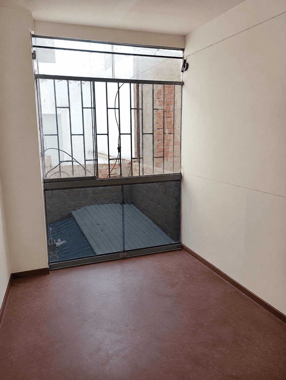 Foto real de la segunda habitacion del departamento